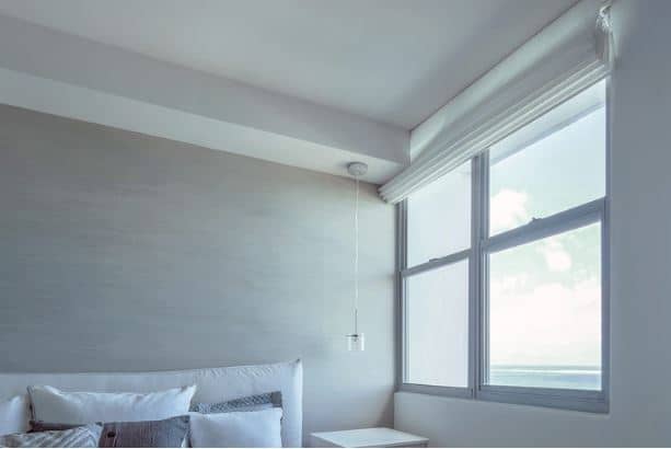 Airmaster 250 Impact Single Hung Window - White Frame / Grey Glass - Image 2